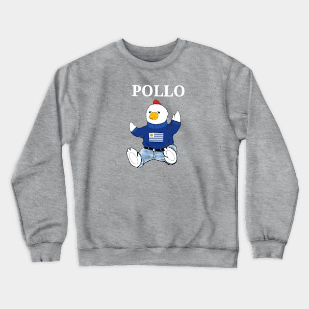 Pollo bear de Uruguay Crewneck Sweatshirt by Duendo Design